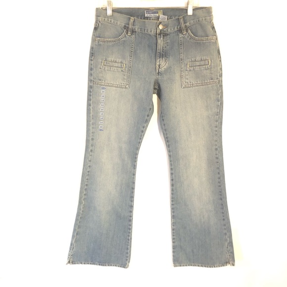 Old Navy Low Rise Flare Leg Women’s Jeans Size 10 - Picture 2 of 9